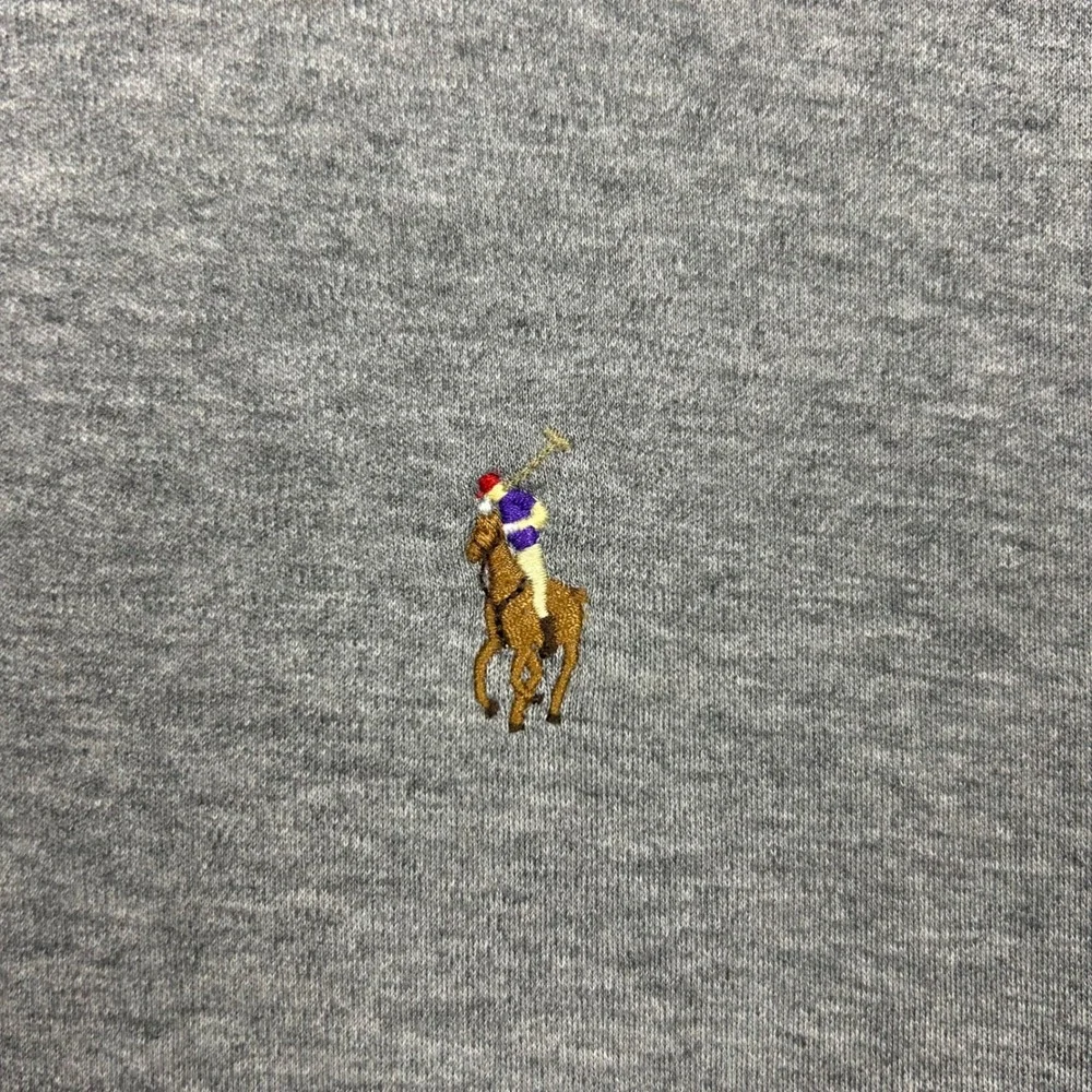 Polo Ralph Lauren Polo Shirt Mens 2XB Grey Short Sleeve Cotton Flesh Pony Logo